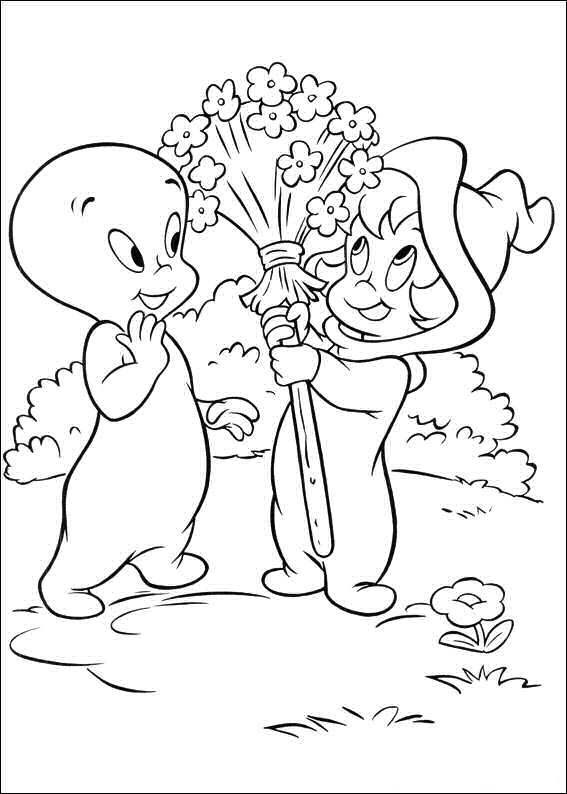 567x794 Kids N Fun.co.uk 24 Coloring Pages Of Casper The Friendly Ghost