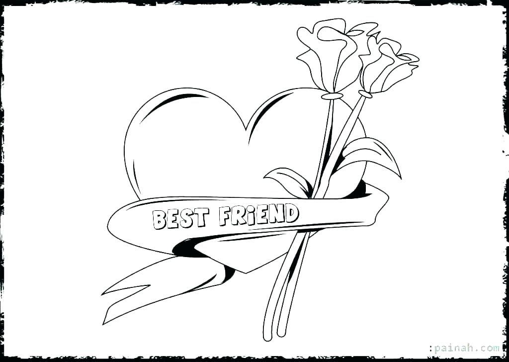 Friendship Coloring Page Impair.co 1024x728 Friendship Coloring Page Impair.co