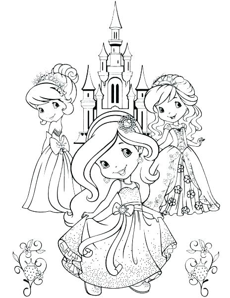 464x601 Strawberry Shortcake And Friends Coloring Pages Strawberry