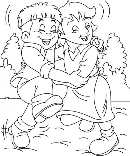 Free Coloring Pages Friendship Day Coloring Pages Printable 420x505 Free Coloring Pages Friendship Day Coloring Pages Printable