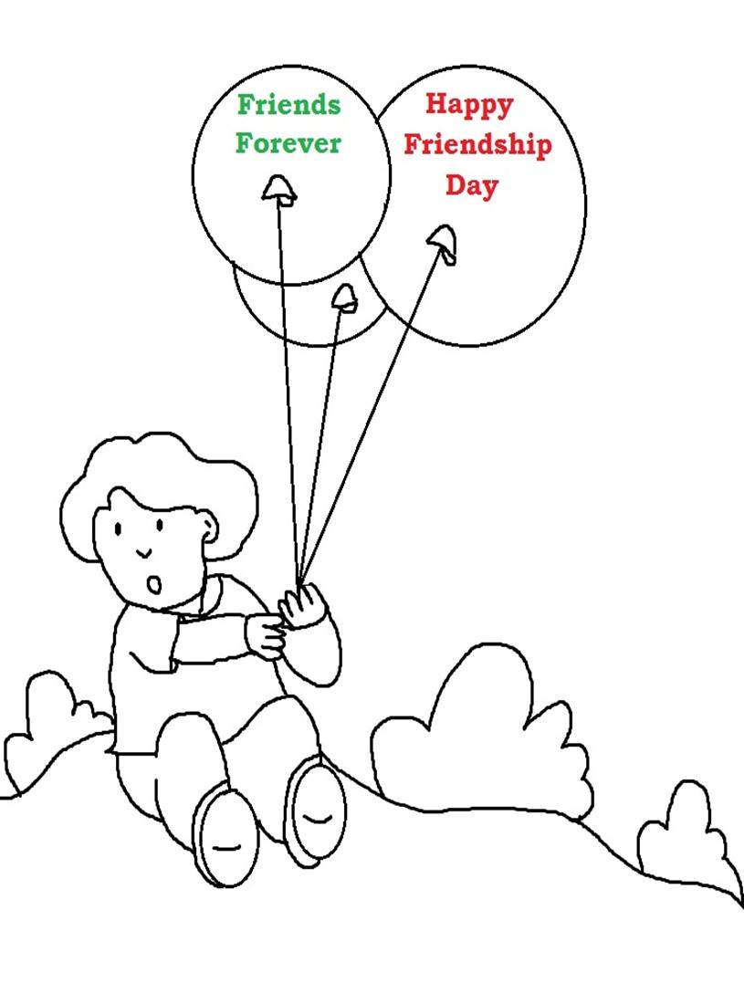 Friendship Day Printable Coloring Page For Kids 2 815x1100 Friendship Day Printable Coloring Page For Kids 2