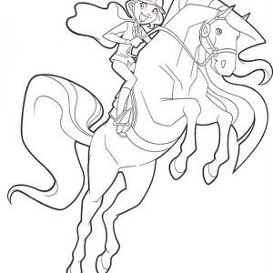 300x300 Bailey Handler And Aztec From Horseland Coloring Pages Batch