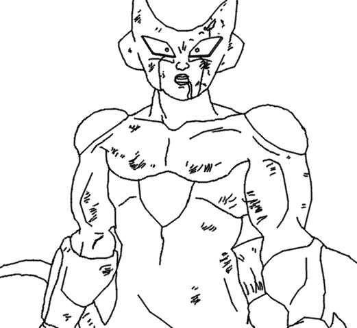Frieza Coloring Page 7 By Metalhead211 521x479 Frieza Coloring Page 7 By Metalhead211