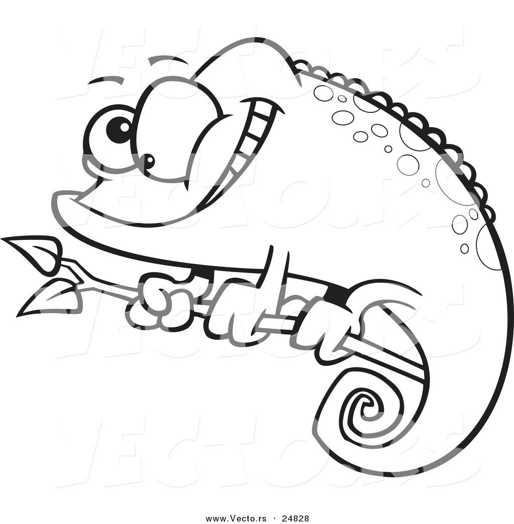 1024x1044 Coloring Page ~ Lizard Coloring Page Vector Of A Cartoon Happy