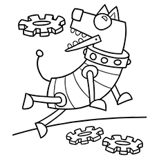 230x230 20 Cute Free Printable Robot Coloring Pages Online