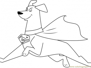 320x240 Krypto The Superdog Coloring Pages Krypto Super Dog Printable