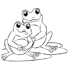 Frog Coloring Pages