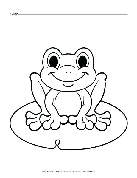 460x597 Free Frog Coloring Pages