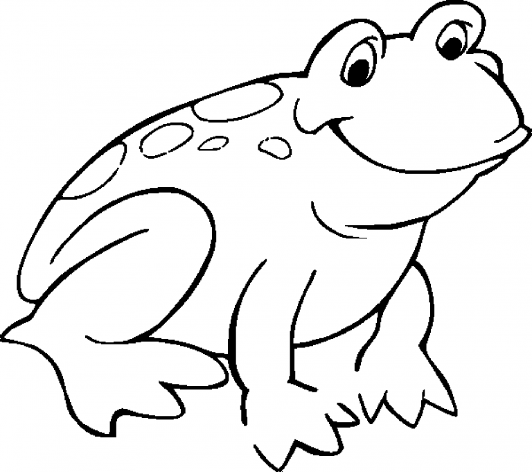 768x681 Creative Ideas Frog Coloring Page Clever Ideas Frog Coloring Pages