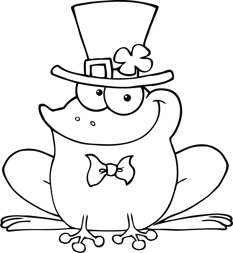 983x1065 Frog Colouring Pages