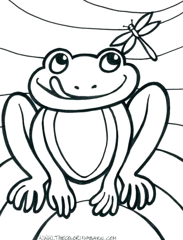Frog Coloring Pages 618x810 Frog Coloring Pages