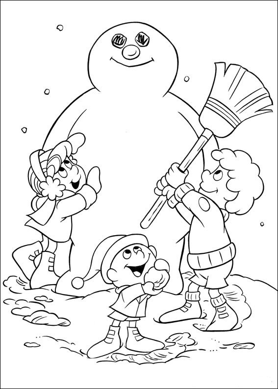 Kids N 24 Coloring Pages Of Frosty The Snowman 567x794 Kids N 24 Coloring Pages Of Frosty The Snowman