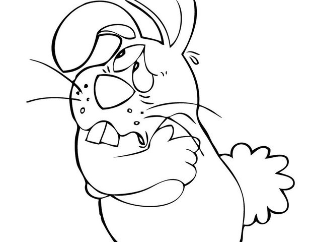 Hocus Focus The Rabbit Coloring Pages 620x480 Hocus Focus The Rabbit Coloring Pages