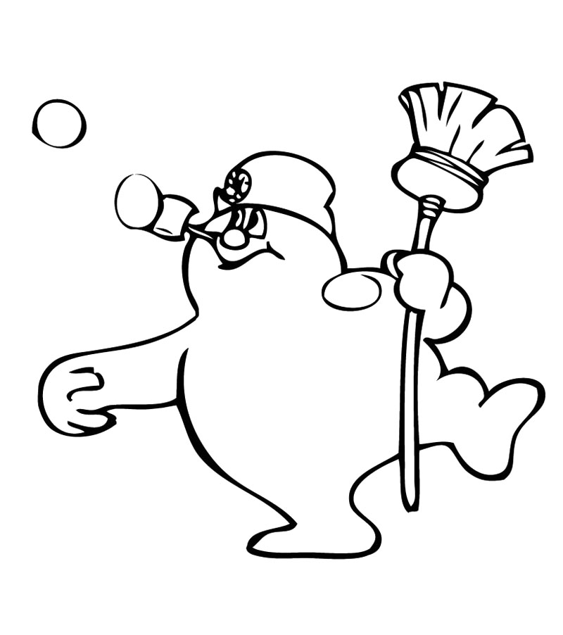 Frosty Snowman Coloring Pages 800x902 Frosty Snowman Coloring Pages