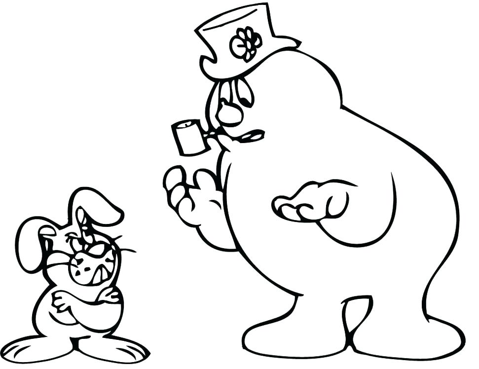 Frosty The Snowman Coloring Pages Also Free Printable Snowman 971x748 Frosty The Snowman Coloring Pages Also Free Printable Snowman