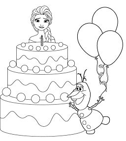 256x287 Elsa Coloring Pages