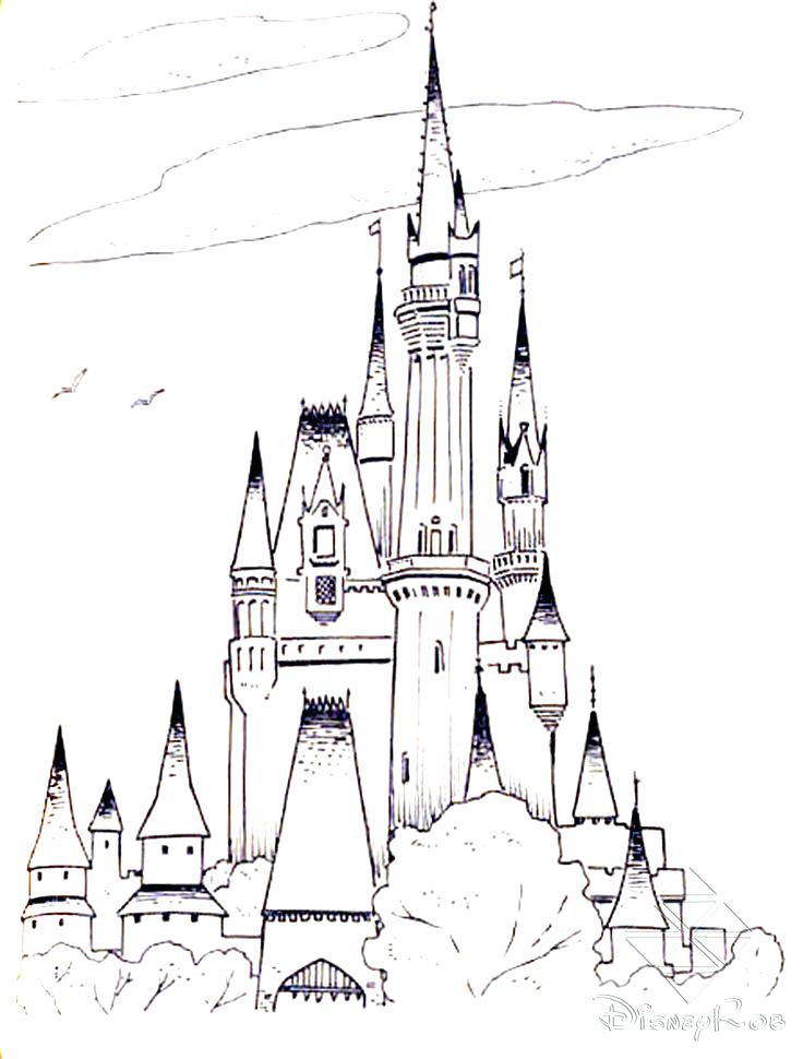 736x970 Cinderella Castle Coloring Pages Frozen Castle Free Printable