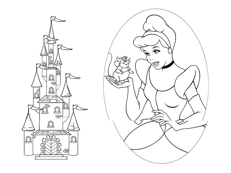 800x600 Disney Castle Coloring Pages Castles To Color Castles Coloring