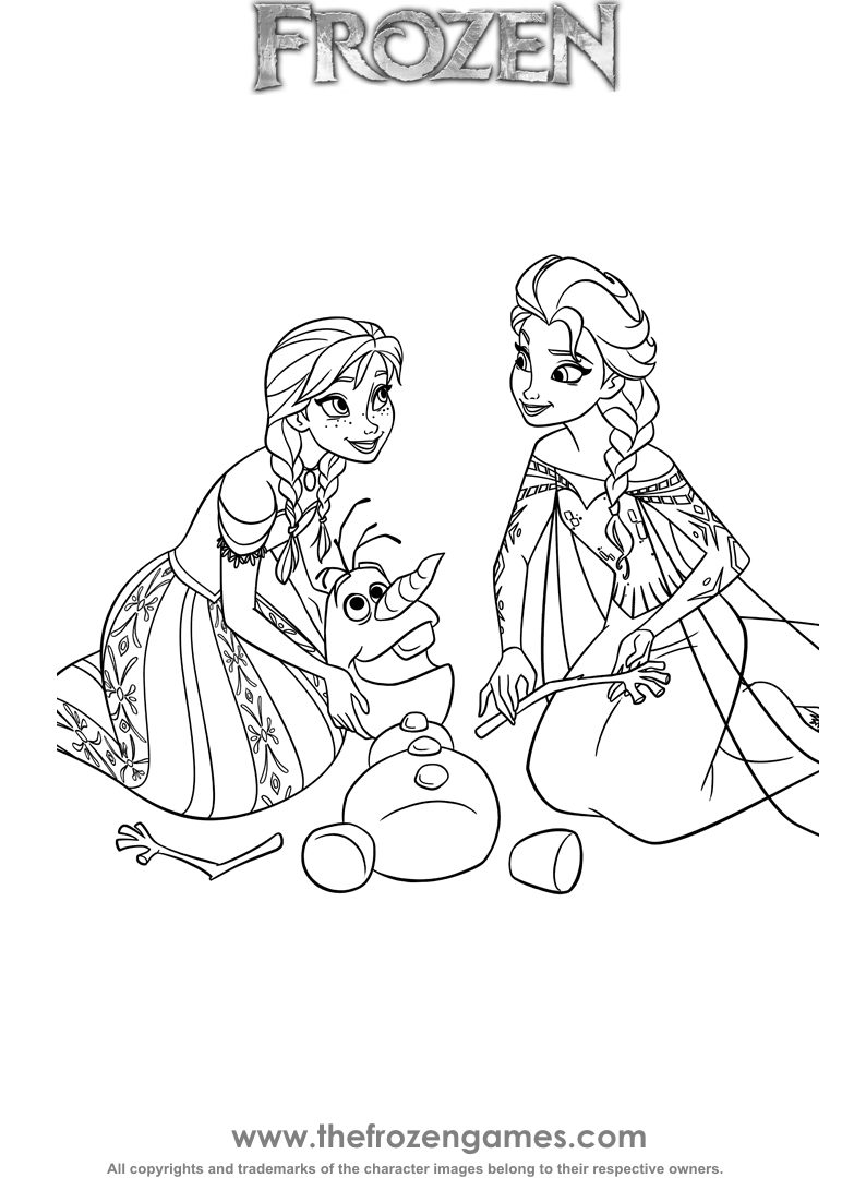 Anna And Elsa Olaf Rescue Frozen Disney Coloring Pages Cartoons 794x1080 Anna And Elsa Olaf Rescue Frozen Disney Coloring Pages Cartoons