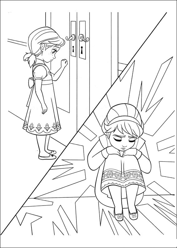 567x794 Disney Frozen Coloring Pages To Download