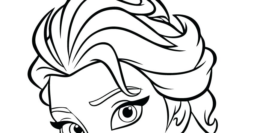 Frozen Coloring Pages Elsa Face at GetColorings.com | Free printable ...