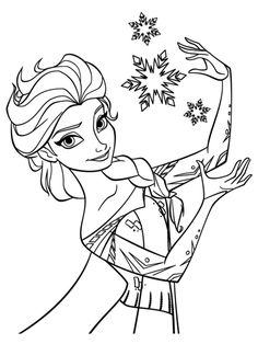 236x314 Elsa Coloring Pages Castle Elsa And Her Ice Castle Frozen