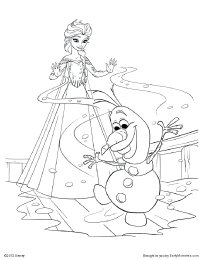 200x259 Free Printable Disney Frozen Coloring Pages Color Bros