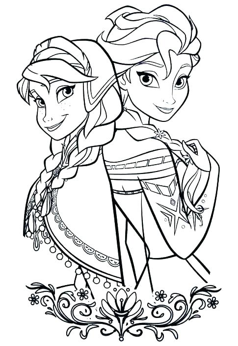 485x704 Free Frozen Printable Coloring Pages