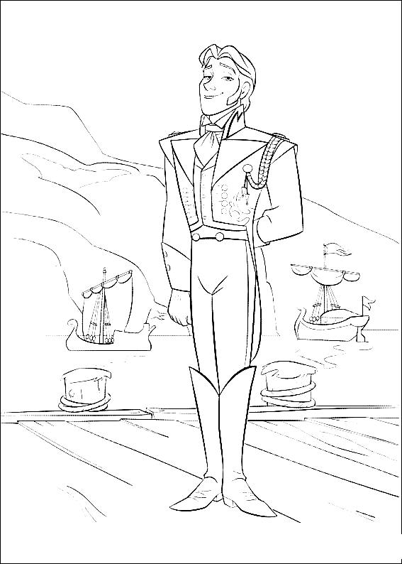 567x794 Frozen Hans Coloring Pages