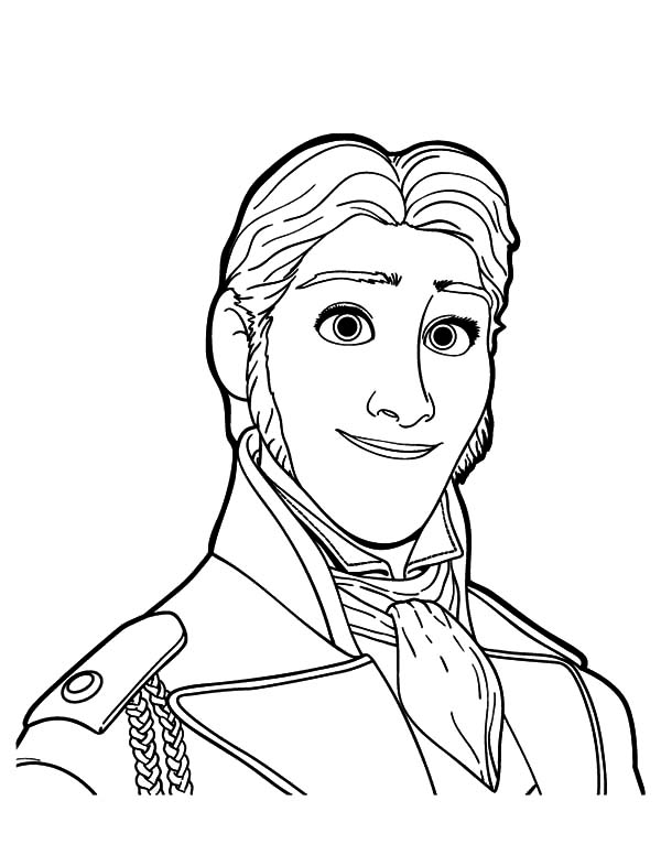 Frozen Coloring Pages Hans at GetColorings.com | Free printable ...