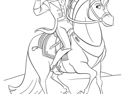 440x330 Walt Disney Coloring Pages Princess Anna Prince Hans Westerguard