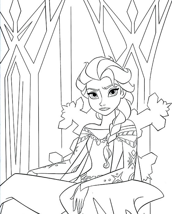 562x700 Frozen Printable Coloring Pages Also Frozen Coloring Page Kids