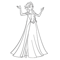 230x230 50 Beautiful Frozen Coloring Pages For Your Little Princess