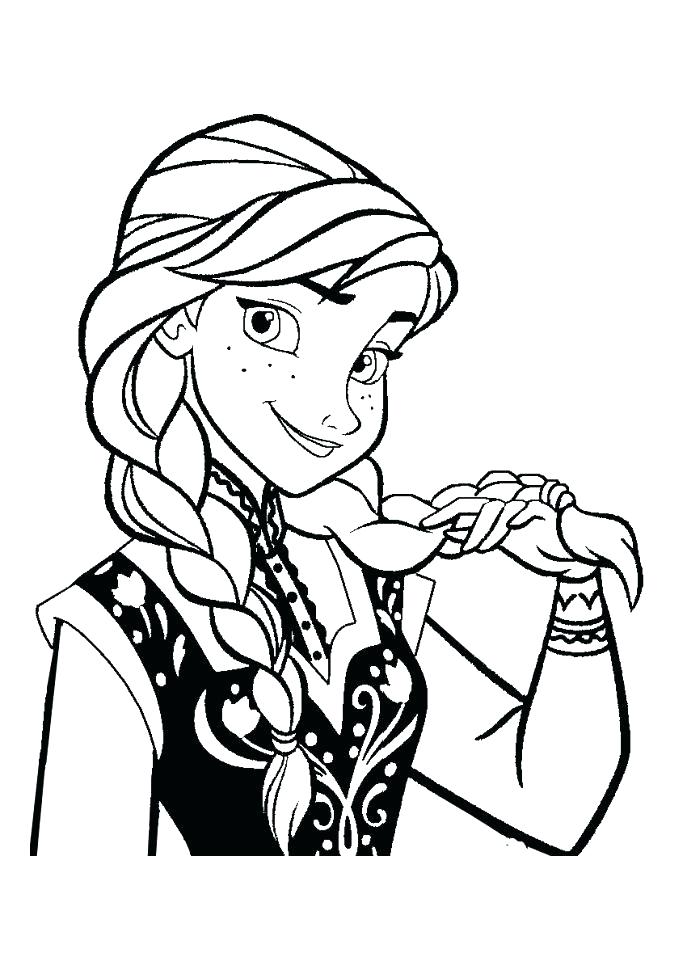 687x970 Frozen Elsa And Anna Coloring Pages And Coloring Pages Medium Size
