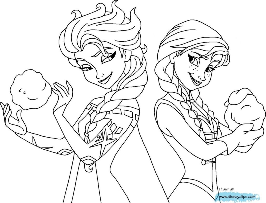 1024x783 Frozen Fever Coloring Pages Get Bubbles