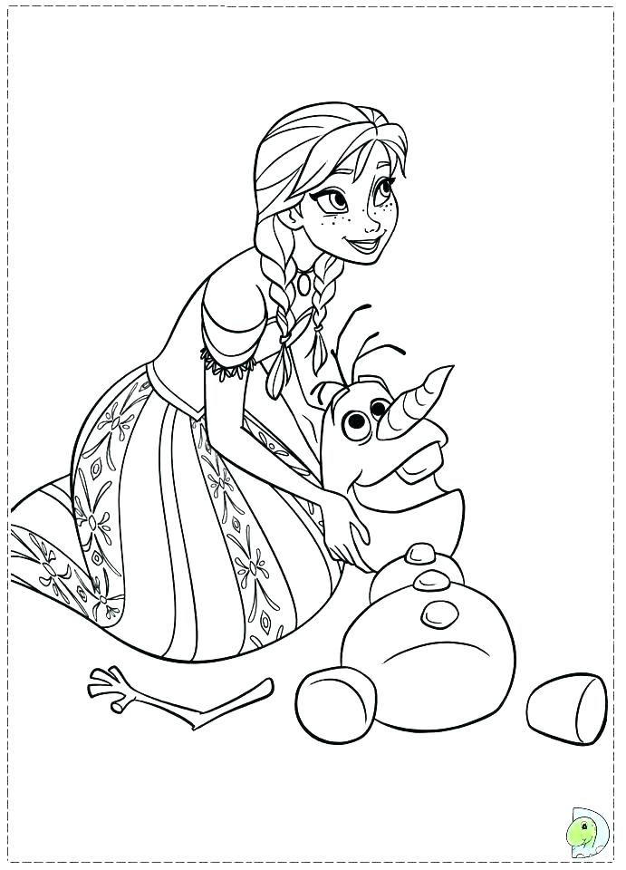 691x960 Elsa And Anna Coloring Pages Printable Frozen Fever Cartoons