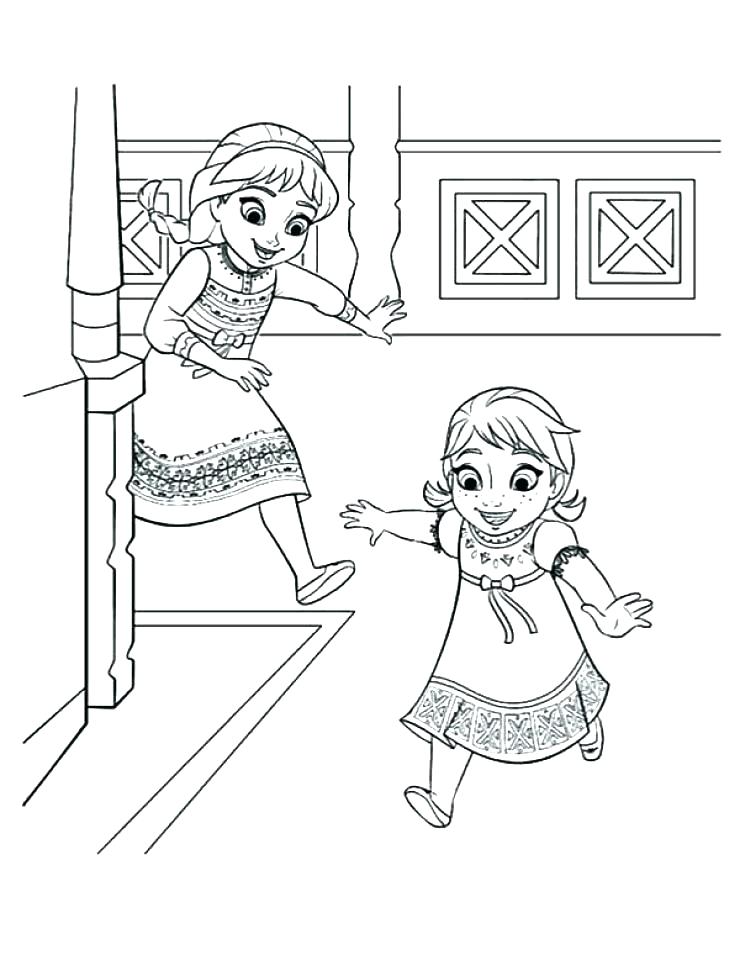 740x960 Elsa Anna Coloring Page And Coloring Pages Winsome Frozen Magic