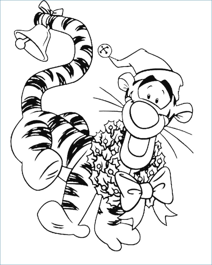 680x850 Piglet As Tiger Disney Halloween Coloring Pages