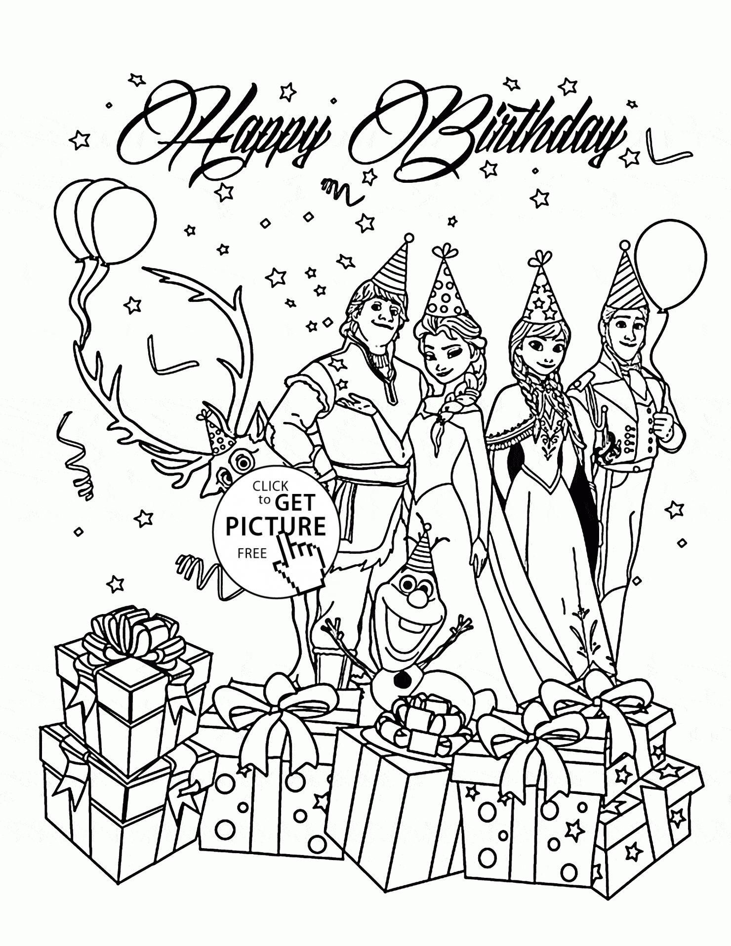 Coloring Pages Frozen Happy Birthday Coloring Page Fun 1480x1915 Coloring Pages Frozen Happy Birthday Coloring Page Fun