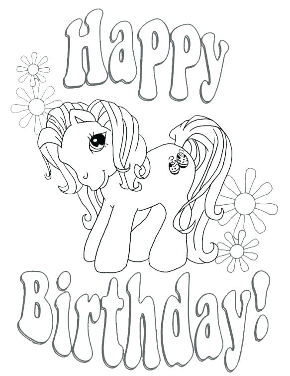 Happy Birthday Color Pages Frozen Happy Birthday Coloring Pages 583x755 Happy Birthday Color Pages Frozen Happy Birthday Coloring Pages