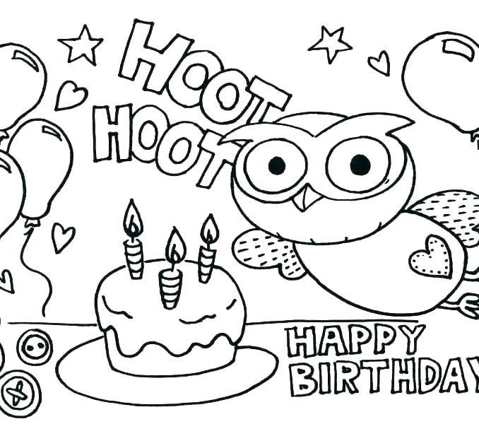Happy Birthday Coloring Sheet Disney Frozen Happy Birthday 678x600 Happy Birthday Coloring Sheet Disney Frozen Happy Birthday
