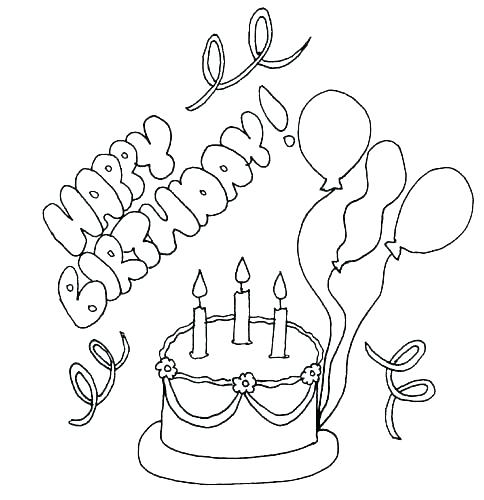 Printable Happy Birthday Coloring Pages Printable Happy Birthday 484x500 Printable Happy Birthday Coloring Pages Printable Happy Birthday