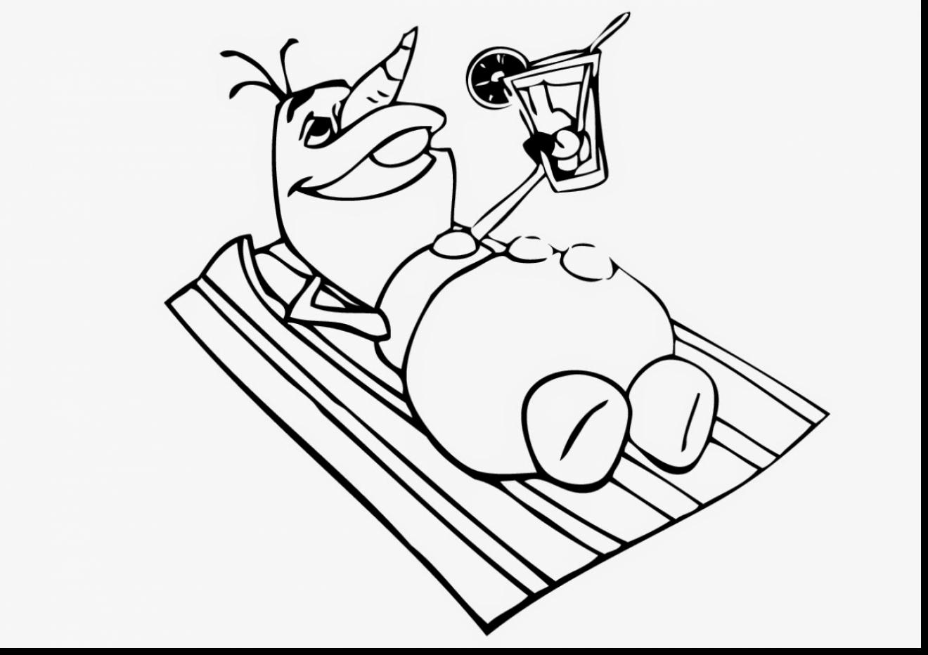 1320x932 Excellent Frozen Olaf Summer Coloring Page With Frozen Coloring