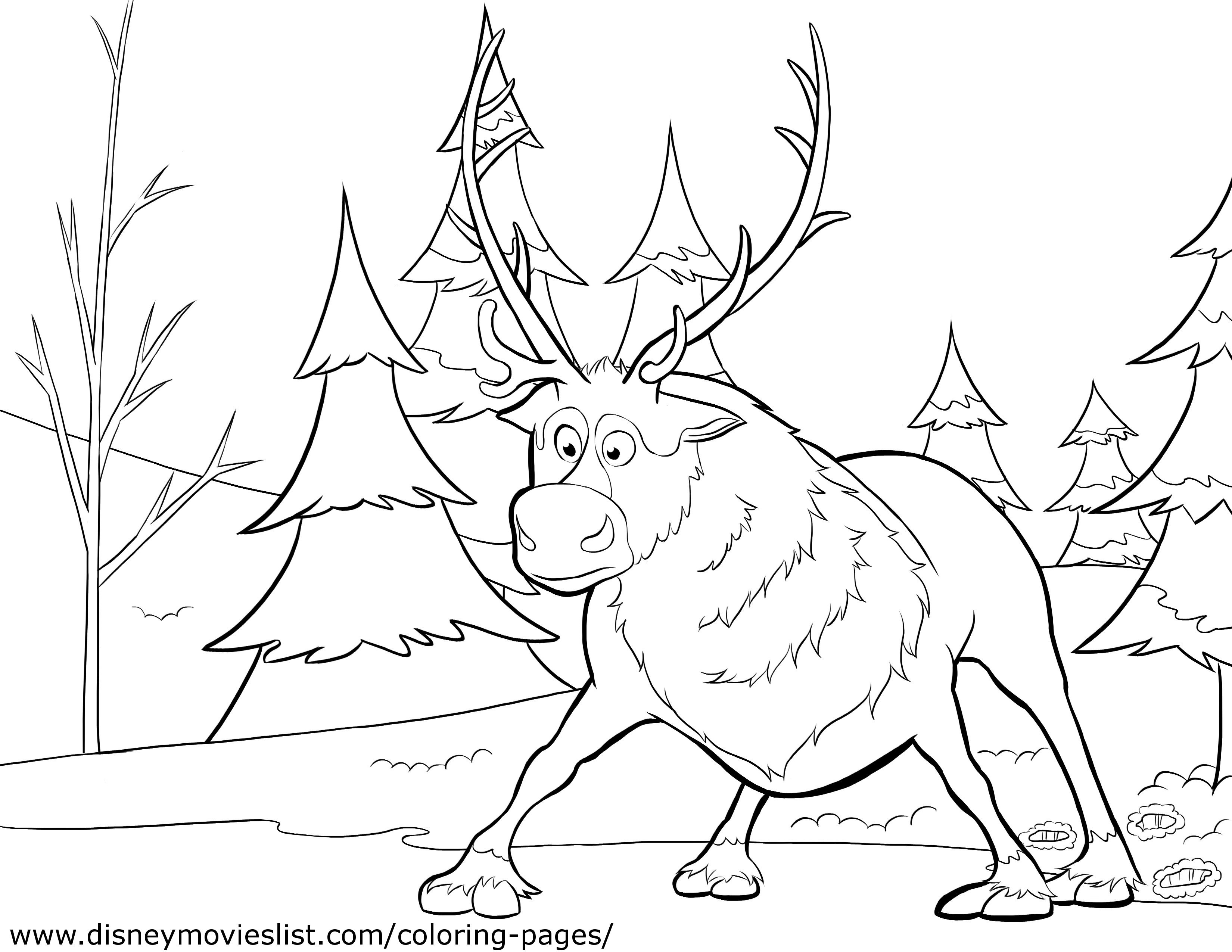 Frozen Printable Coloring Pages