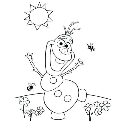 420x420 Beautiful Frozen Printable Coloring Pages Or Summer Coloring Page