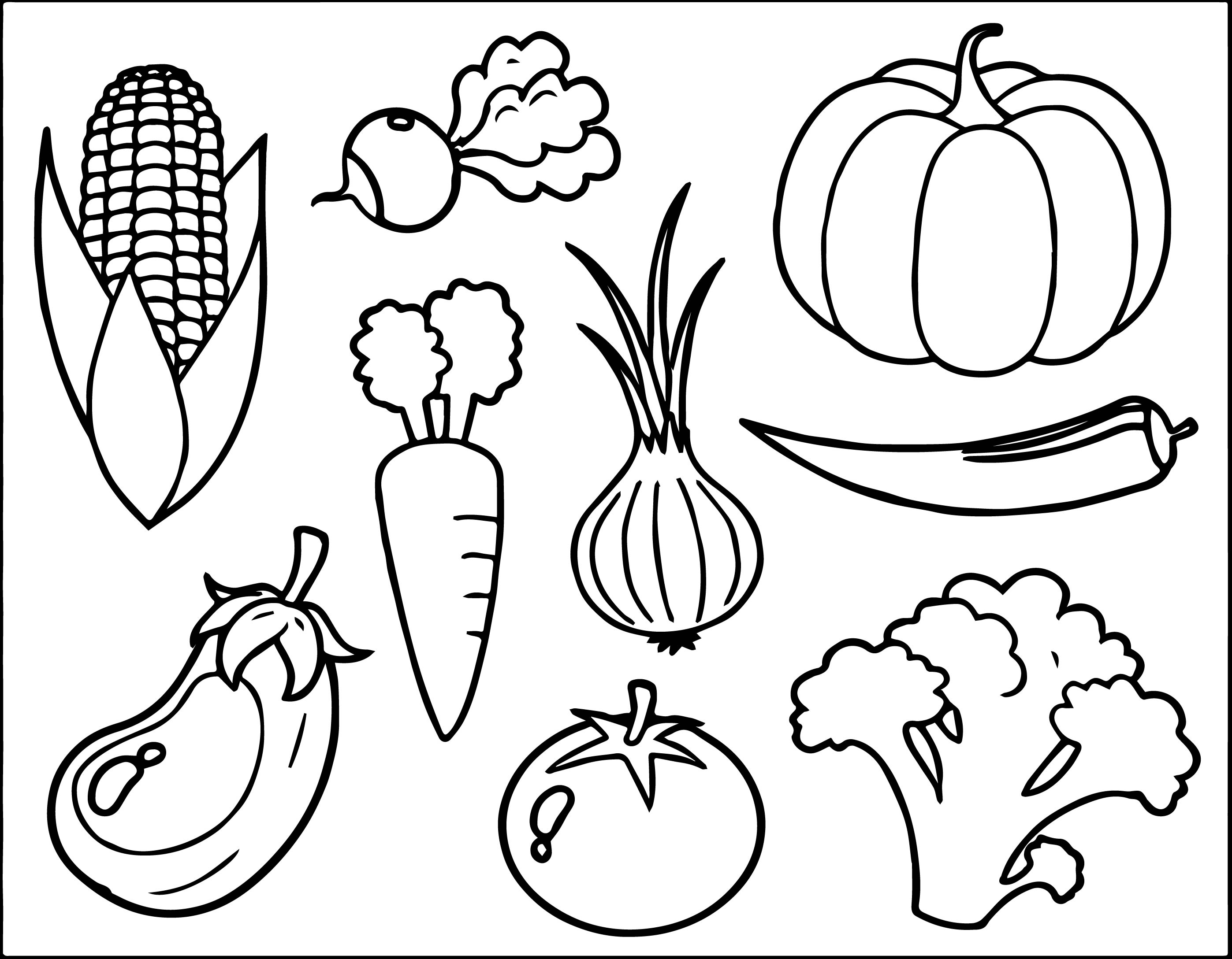 Fruit And Vegetables Coloring Pages Fruit And Vegetables Coloring 2795x2177 Fruit And Vegetables Coloring Pages Fruit And Vegetables Coloring