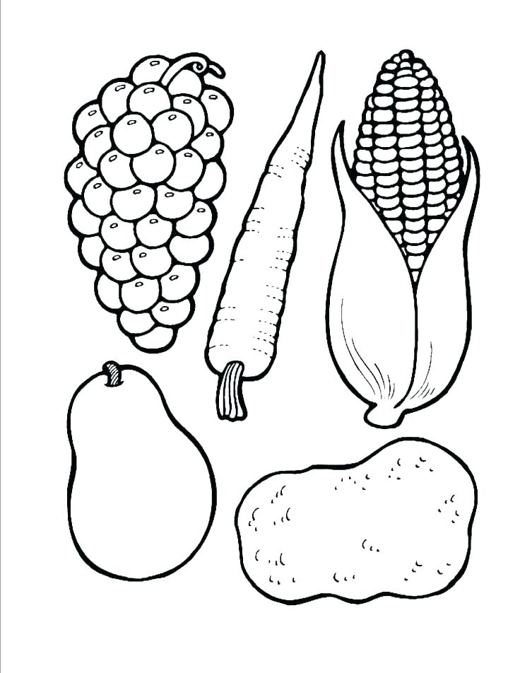 736x952 Fruit Basket Coloring Page Impair.co