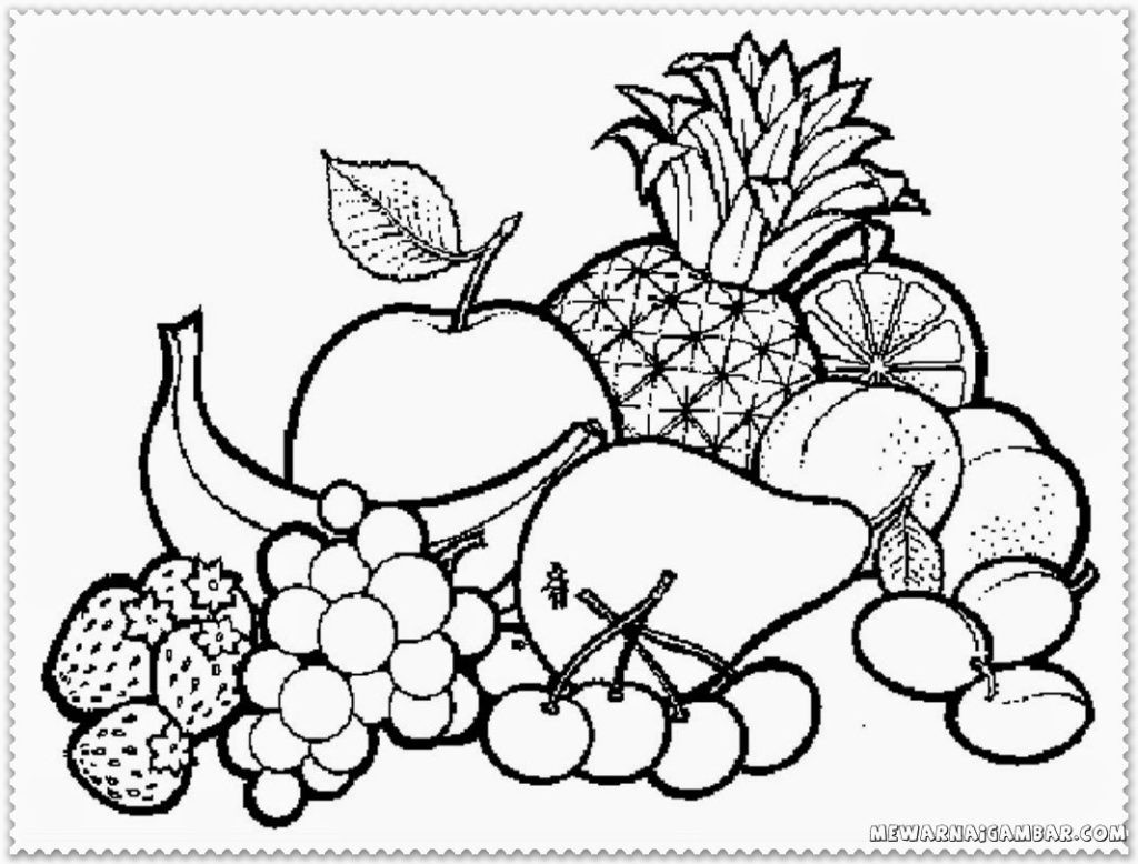 1024x778 Fruit Basket Coloring Pages 3670 Showy Acpra