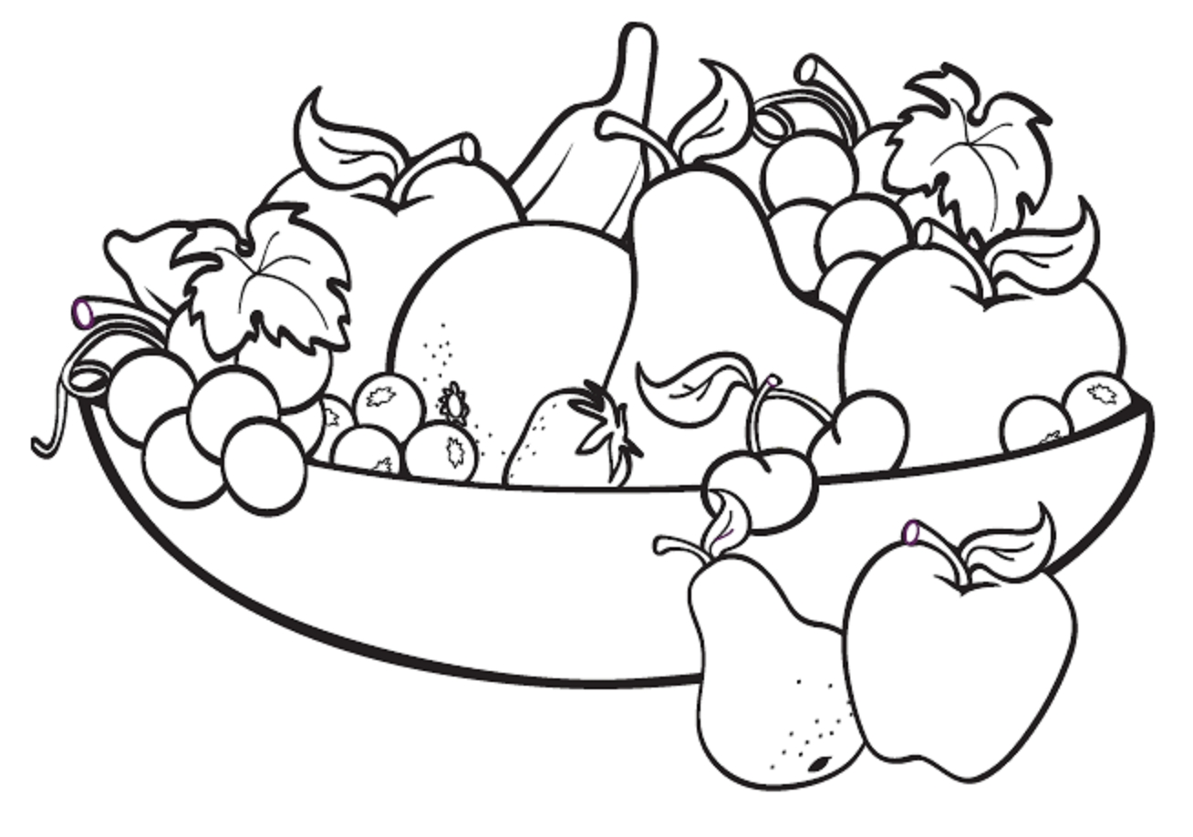 1308x918 Fresh Fruit Bowl Coloring Pages Gallery Printable Coloring Sheet