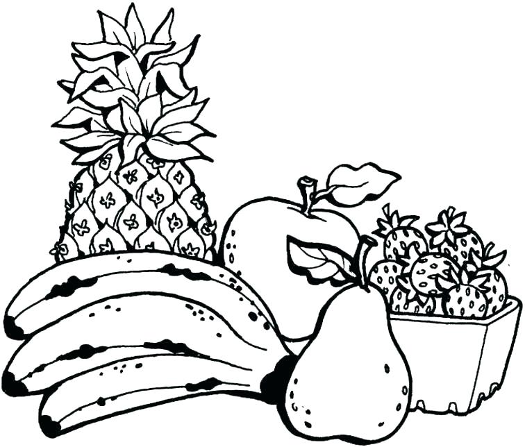 756x644 Fruit Coloring Pages Fruit Color Pages Fruits Coloring Pages Fruit